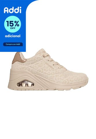 TENIS SKECHERS MUJER 177521OFWT UNO WEDGE Talla 8 Skechers