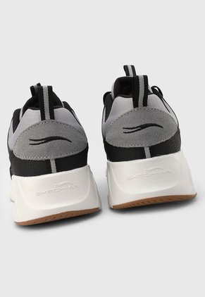 Tenis Lifestyle Gris-Negro-Crema SKECHERS Skech-Air Court - Yatton