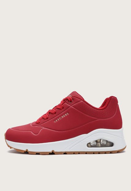 Tenis Skechers Uno - Stand on Air Rojo