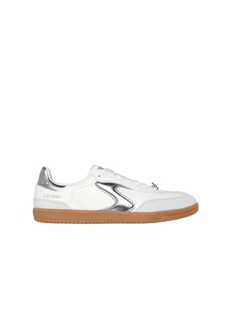 Tenis Skechers  Mujer Duraleather Metallic Popped  - Blanco Skechers