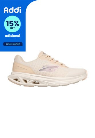TENIS SKECHERS MUJER 129826NAT GLIDE STEP Talla 5.5 Skechers