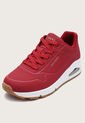 Tenis Skechers Uno - Stand on Air Rojo - Vino de Skechers