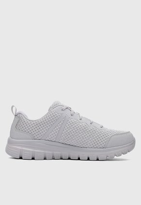 Tenis SKECHERS Graceful Gris