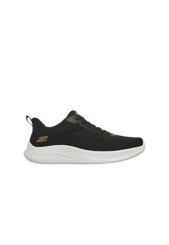 Tenis Skechers  Hombre Textured Engineered Knit  - Negro Skechers