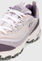 Tenis Lifestyle Lila-Beige-Violeta Skechers D'Lites - Cool Change de Skechers