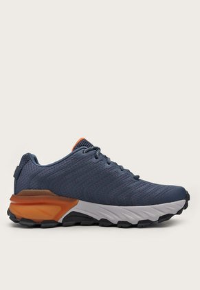 Tenis de Senderismo Azul-Gris-Naranja Skechers Max Protect-Paragon