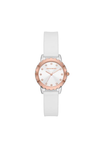 Relojes Skechers Mujer. Silicona Blanco SR6235