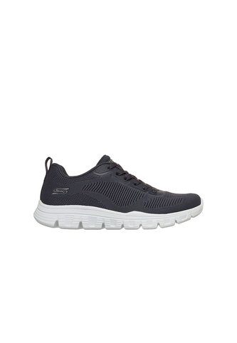 Tenis Skechers  Mujer Engineered Knit Lace Up  - Gris Skechers