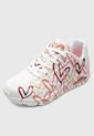Tenis Lifestyle Blanco-Rosa-Coral Skechers Street Uno - Spread the Love de Skechers