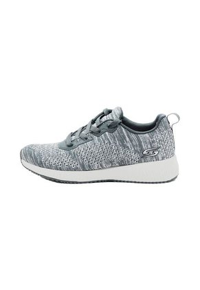 Tenis Skechers Mujer Bobs Squad - Mega Hot Gris - Blanco