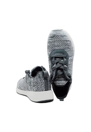 Tenis Skechers Mujer Bobs Squad - Mega Hot Gris - Blanco