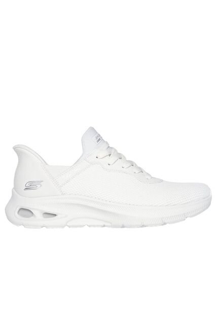 Tenis Skechers Slip Ins Bobs Para Mujer Color Blanco