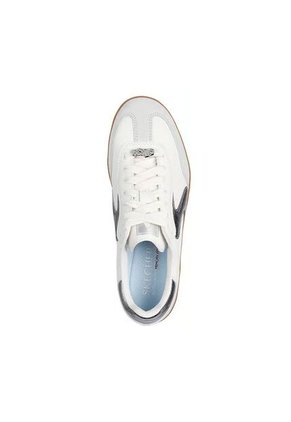 Tenis Skechers Hotshot Casual Para Mujer Color Blanco Plata