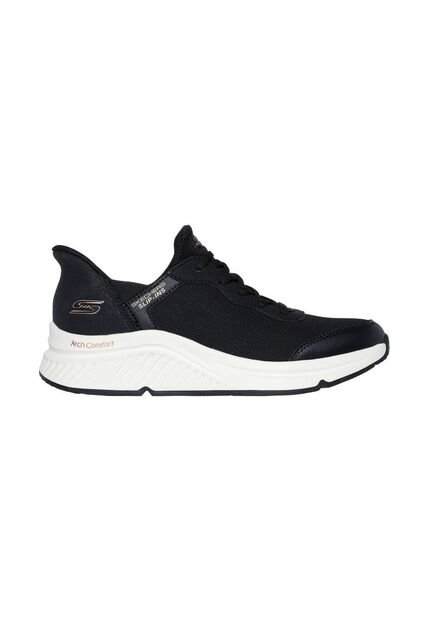 Tenis Skechers BOBS Sport Mujer Slip-Ins Arch Comfort Negro