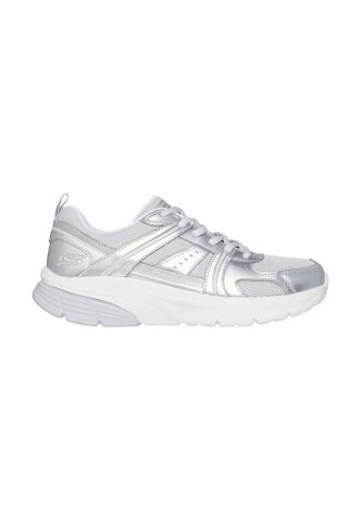 Tenis Skechers BOBS Sport Para Mujer Vamos Gris Plata Skechers