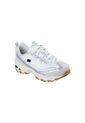 Tenis Skechers Sport Mujer D'Lites Air-Cooled MF Blanco de Skechers