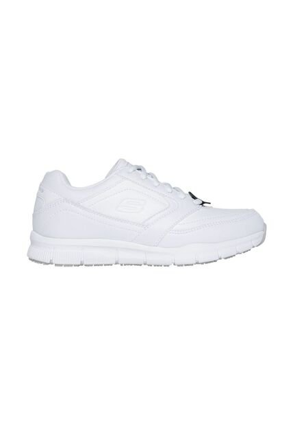 Tenis Skechers Work Para Mujer Nampa Relaxed Fit Blanco