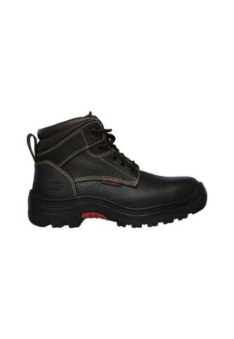 Bota Skechers Work Para Hombre Burgin Steel Toe Café Skechers