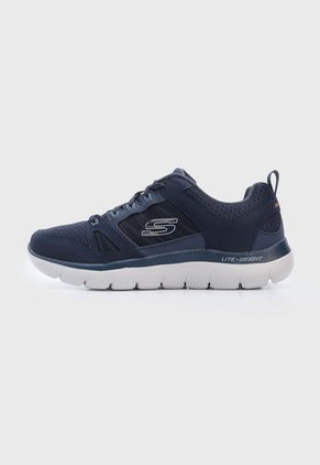 Tenis Training Azul-Gris Skechers