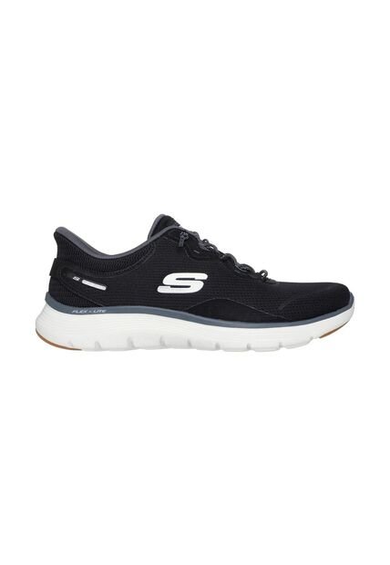 Tenis Skechers Mujer Flex Appeal 5.0 Veganos Color Negro Blanco