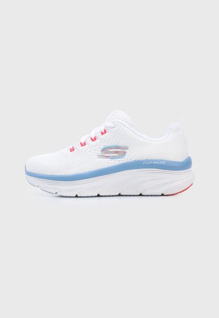 Tenis Training Blanco-Azul Skechers D'Lux Walker- Fresh Finesse
