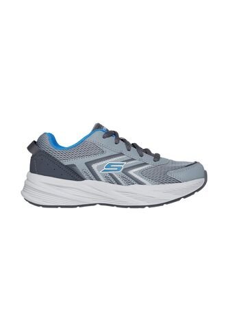 Tenis Skechers Niño Microspec Tread Velcro Color Gris Azul Skechers