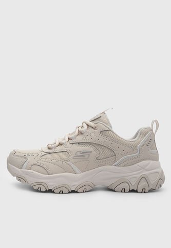 Tenis Outdoor SKECHERS D'Lites Beige Skechers