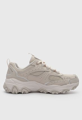 Tenis Outdoor SKECHERS D'Lites Beige