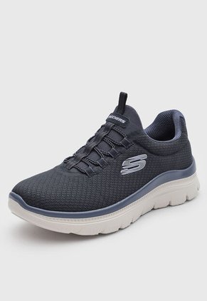 Tenis Lifestyle SKECHERS Summits Plus Azul
