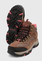 Bota Outdoor Miel-Negro-Rosa Skechers Relaxed Fit de Skechers