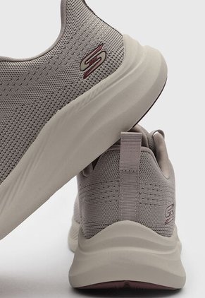 Tenis Training SKECHERS Bobs Moda Flex Taupe
