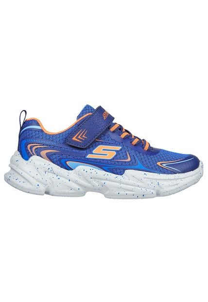 Tenis Skechers Wavetronic - Ravlor Color Azul - Naranja - Blanco