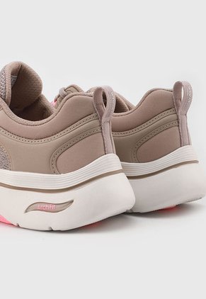 Tenis Lifestyle Taupe-Beige-Coral SKECHERS Go Walk Arch Fit 2.0 - Balin