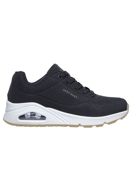 Tenis Skechers Uno - Stand On Air Color Negro - Blanco
