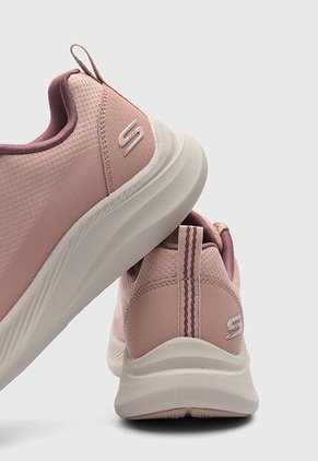 Tenis SKECHERS Bobs Moda Flex Rosa Nude