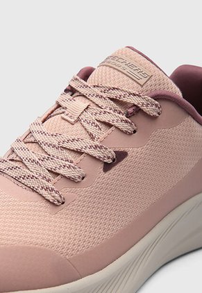 Tenis SKECHERS Bobs Moda Flex Rosa Nude