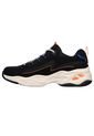 Tenis Skechers D´Lites 4.0 Color Negro - Blanco - Naranja de Skechers