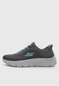 Tenis Walking SKECHERS Go Walk Flex Gris de Skechers
