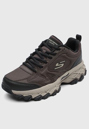 Tenis SKECHERS Arch Fit Akhidime - Rindge Marrón