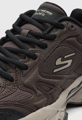 Tenis SKECHERS Arch Fit Akhidime - Rindge Marrón