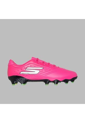 Guayos Skechers Hombre Razor 1.5 Academy FG Fútbol | Rosado Terreno Firme