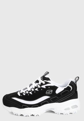 Tenis Lifestyle Negro-Blanco Skechers D'lites - Biggest Fan