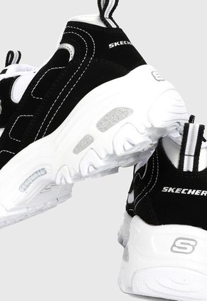 Tenis Lifestyle Negro-Blanco Skechers D'lites - Biggest Fan