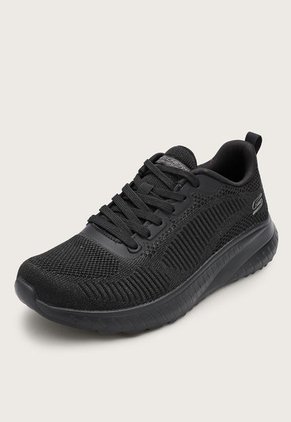 Tenis Training Negro Skechers Bobs Squad Chaos