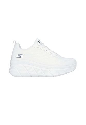 Tenis Skechers Hombre Bobs B Flex Hi Memory Foam Blanco Skechers