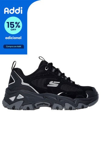 TENIS SKECHERS MUJER 180108BBK D'LITES HI Talla 7 Skechers