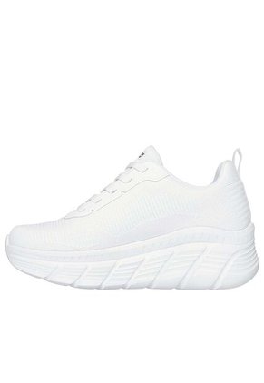 Tenis Skechers Hombre Bobs B Flex Hi Memory Foam Blanco