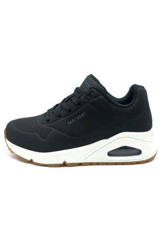 Tenis Mujer Skechers Uno Stand On Air - Negro Skechers