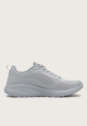 Tenis Training Gris Skechers Bobs Squad Chaos-Face Off