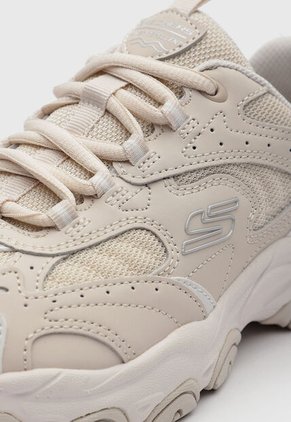 Tenis Outdoor  SKECHERS D'Lite Beige